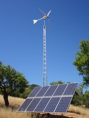 Instalación energía eólica