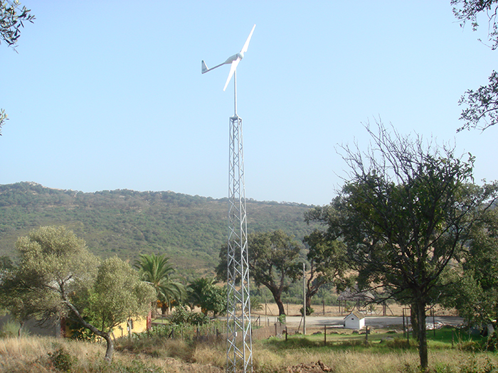 Instalación energía eólica en Tarifa